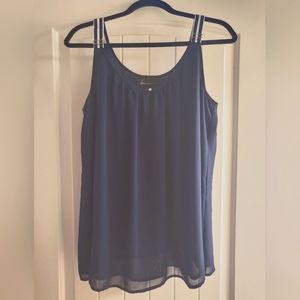 Lane Bryant navy blue tank top